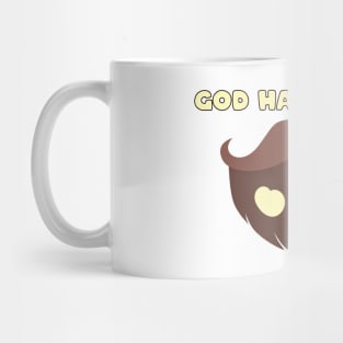 God has a beard Mug